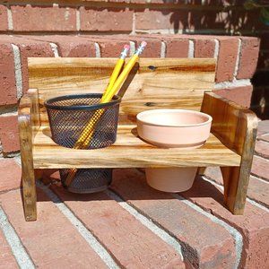 Desk bench organizer home decor
